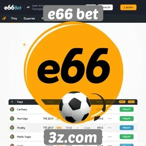 Apostas esportivas se destacam no e66 bet